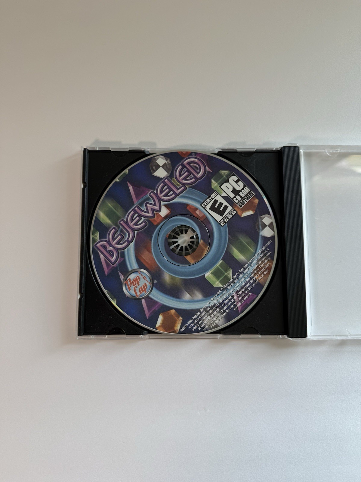 2000’s PopCap Bejeweled PC CD-ROM Game Disc, E-Everyone (Bejeweled Series)