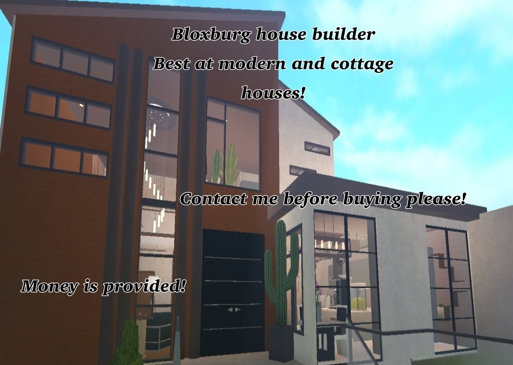 Roblox Bloxburg Custom House Builder! Money Provided. (Please read Description)