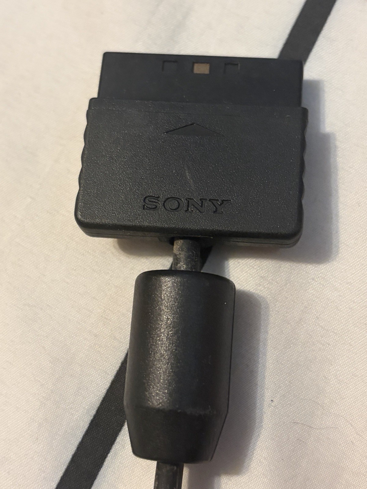 Sony PS2 BLACK Wired Controller OEM DualShock PlayStation 2 AUTHENTIC Untested