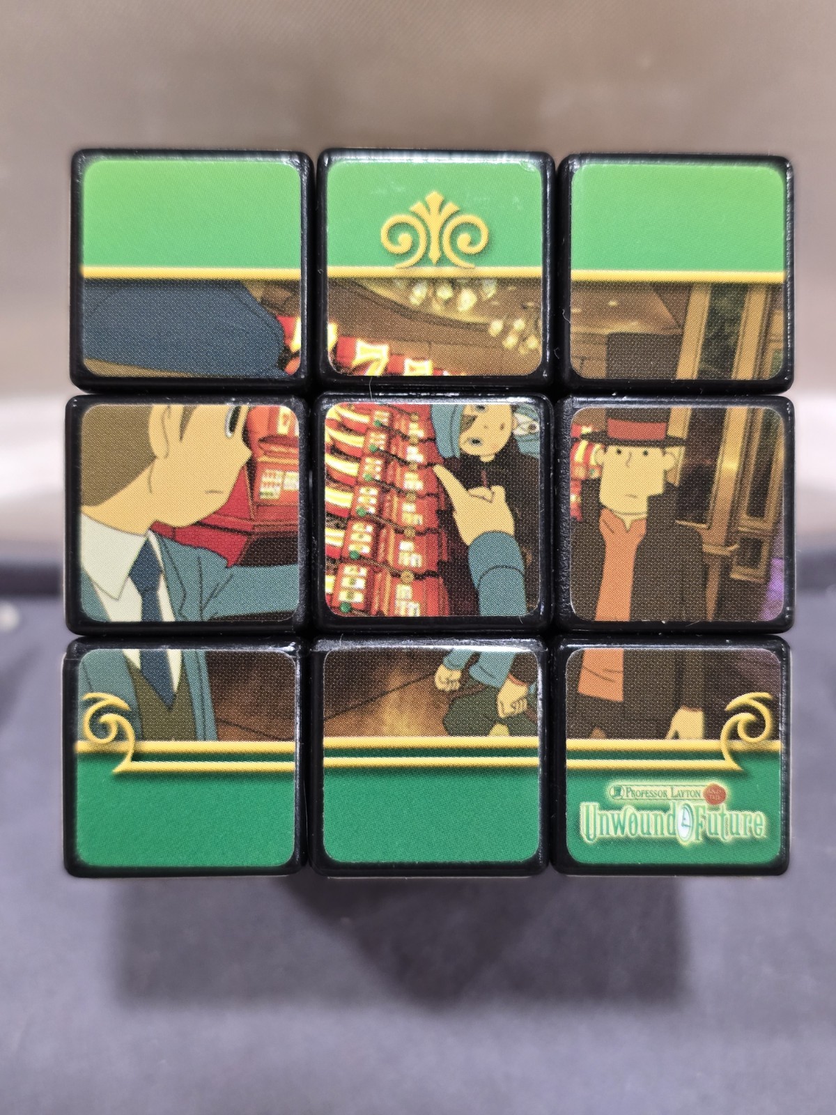 Nintendo Promotional Professor Layton and the Unwound Future Rubik’s Cube Rare!!