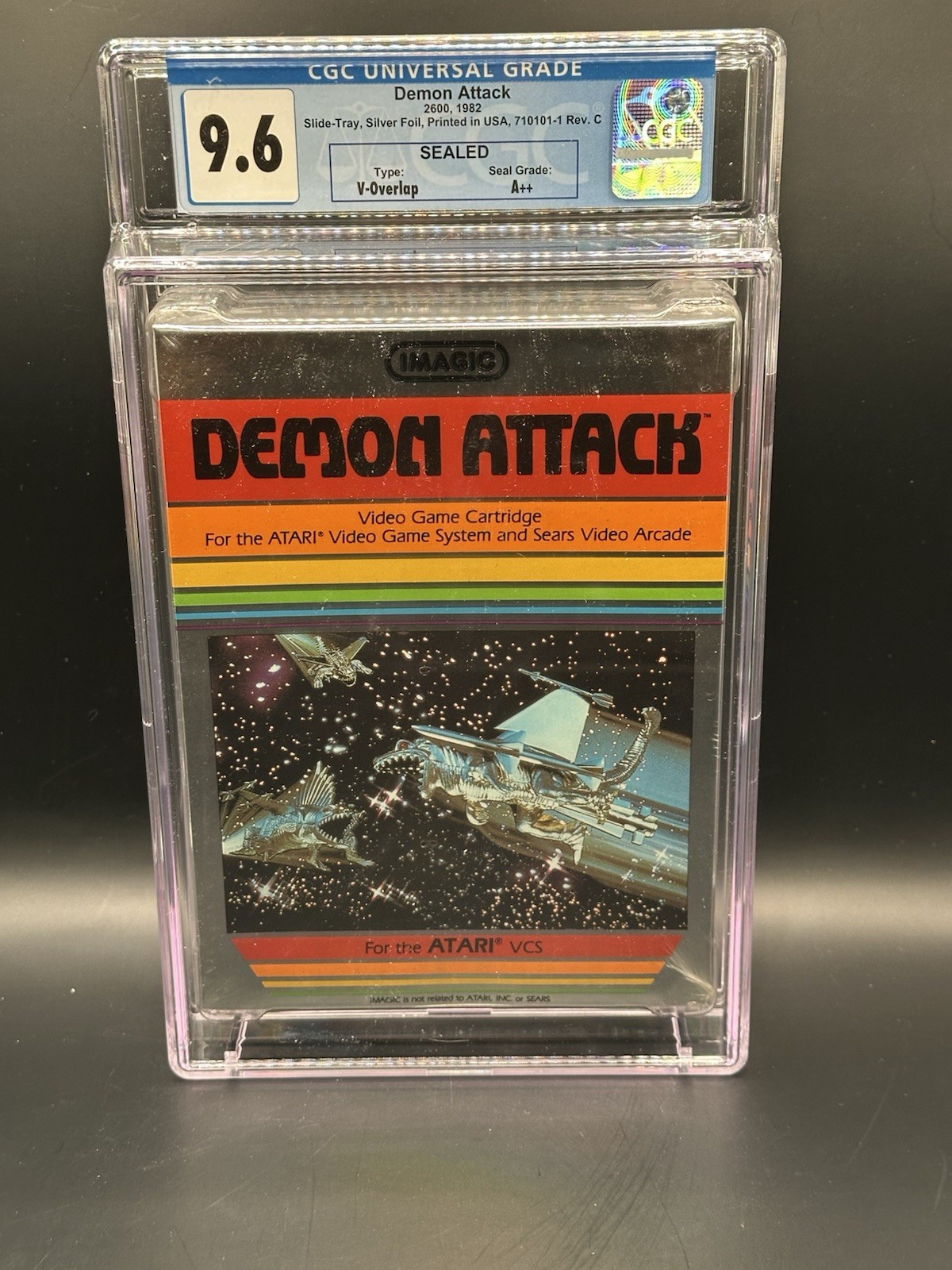 Atari 2600 Demon Attack 9.6 A++ – Sealed- Graded – New – CGC