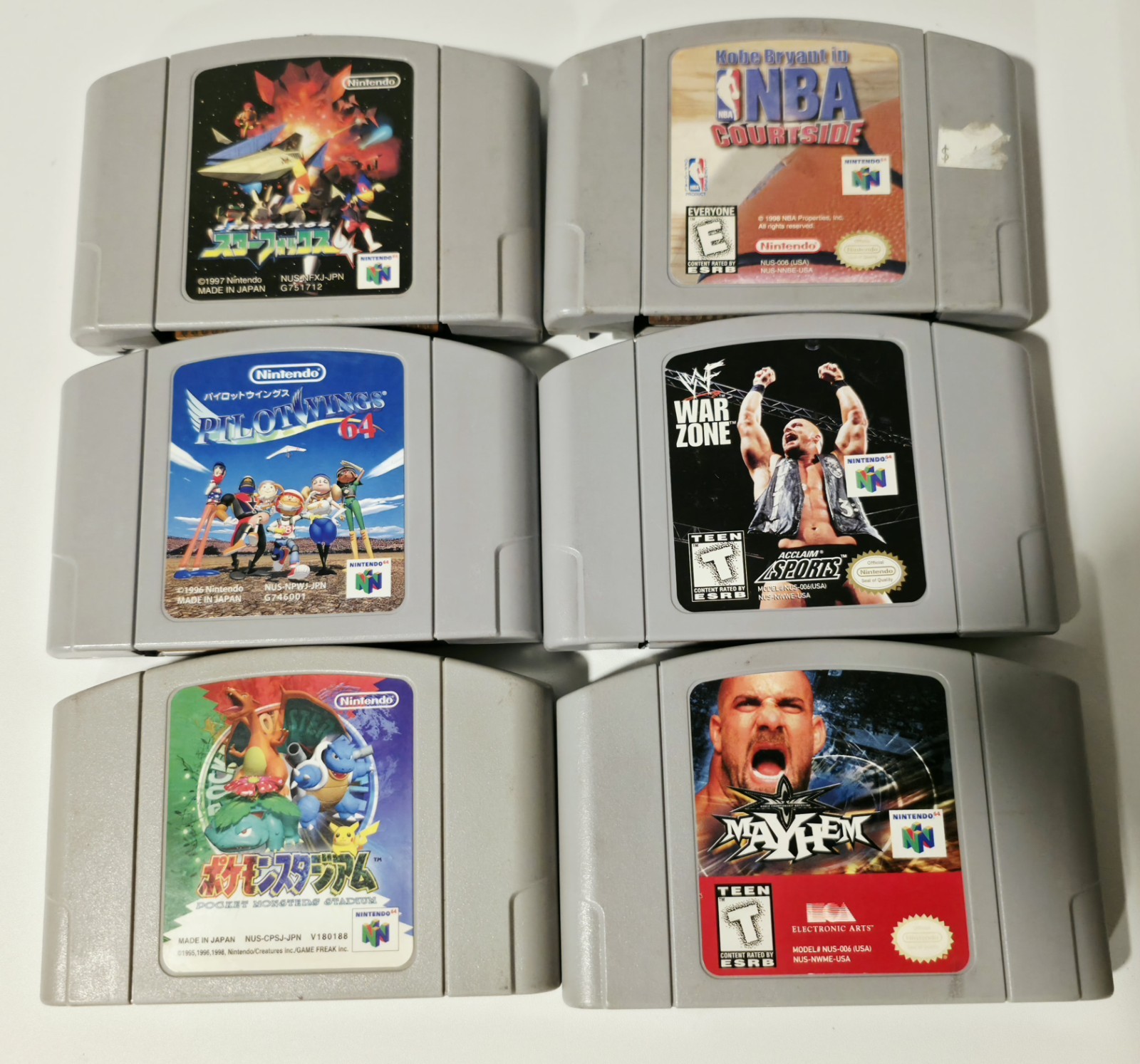 Nintendo 64 Clear Blue Console Bundle ,controllers,Games,jumper pak