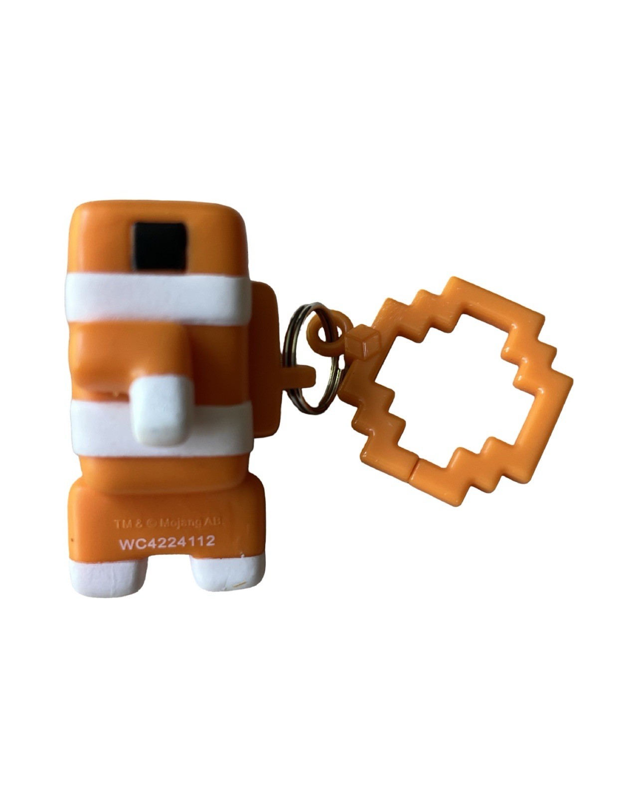 Minecraft Clownfish Backpack Hanger Series 2 Fish Bag Clip Mojang Keychain 2023