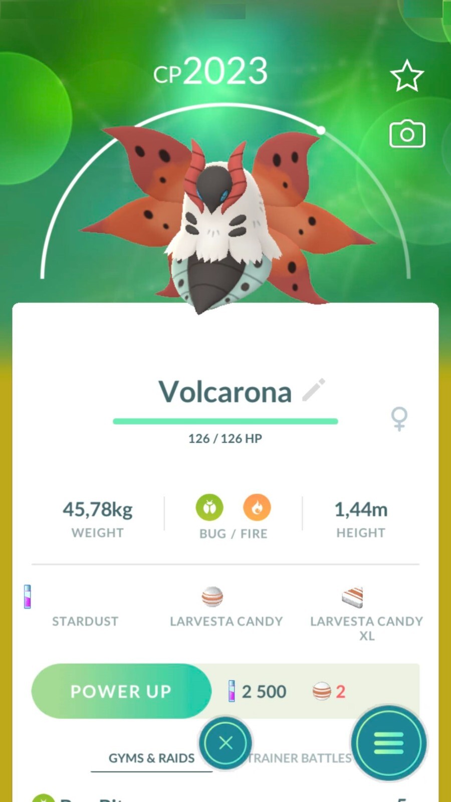 Pokemon Larvesta Or Volcarona trade go