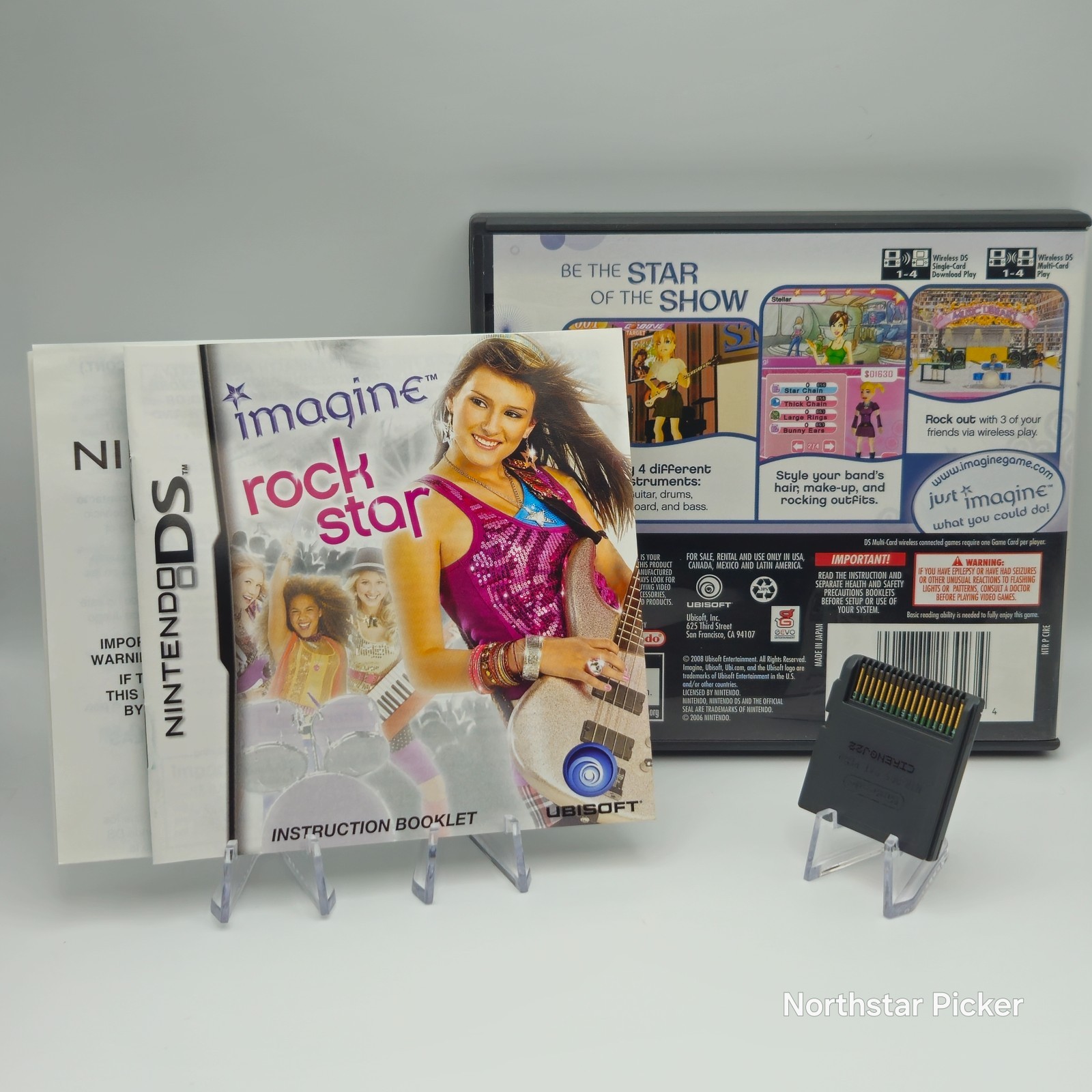 Imagine Rock Star (Nintendo DS, 2008) Complete | CIB | Tested/Works