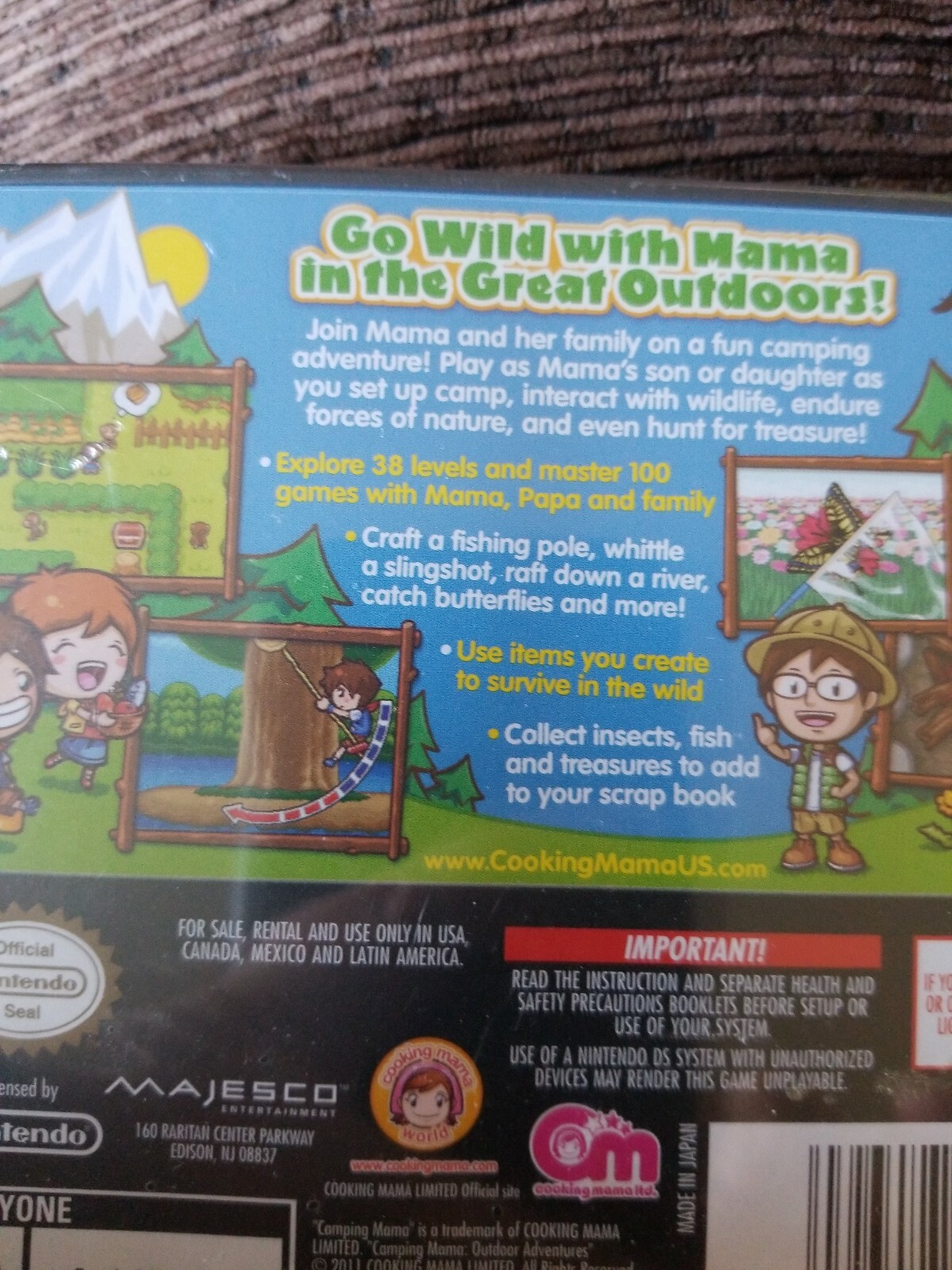New Nintendo Ds Camping Mama Outdoor Adventures