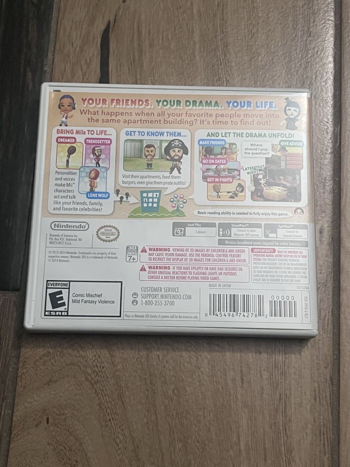TESTED Nintendo Tomodachi Life Simulation Nintendo 3DS Game