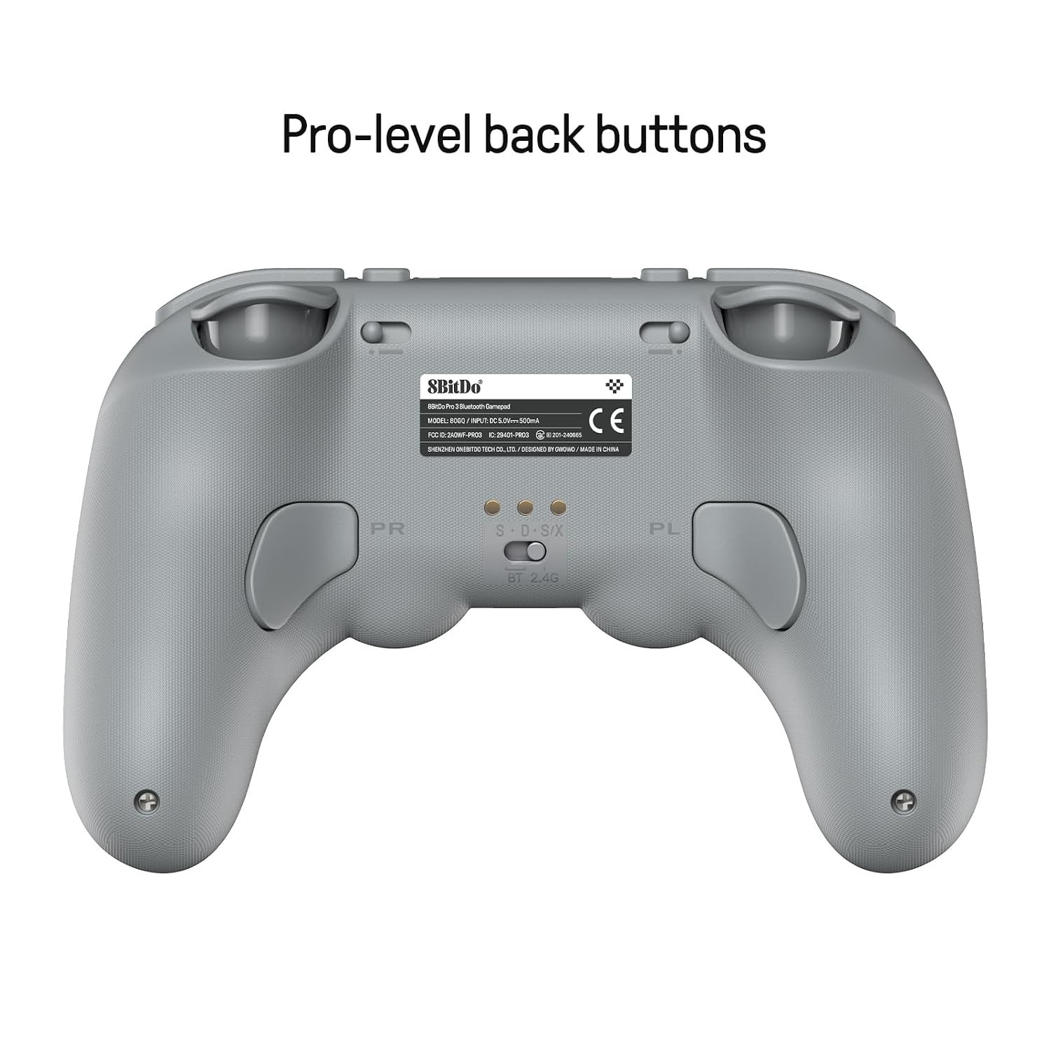 Ultimate Bluetooth Controller for Switch/PC/Android – Gray