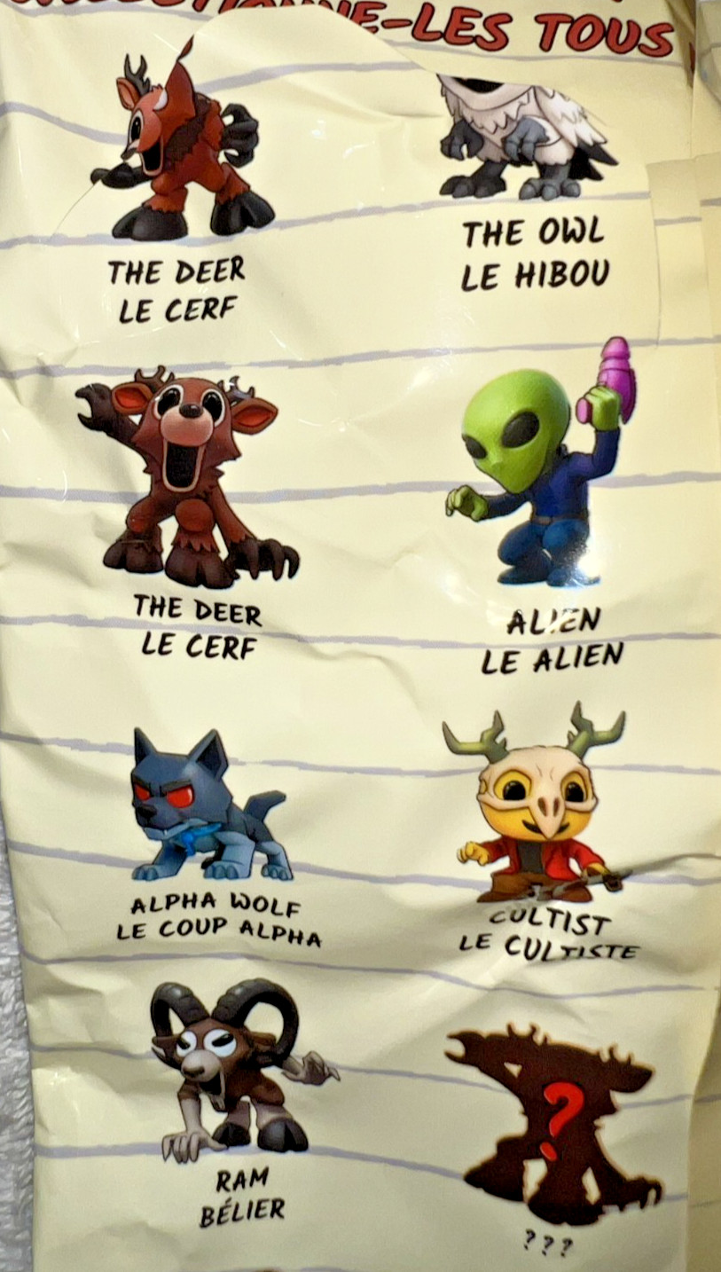 ROBLOX 99 NIGHTS IN THE FOREST MINIFIGURES SET OF 7 INCLUDES DLC CODES **NEW**