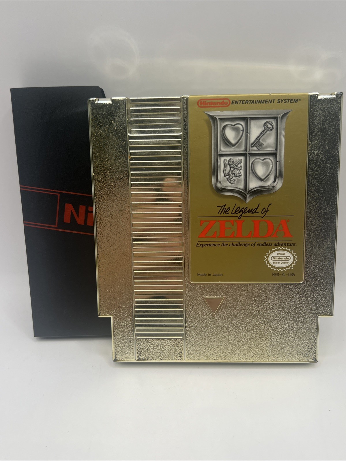 Nintendo NES Zelda Gold Cartridge 1987 Tested Working GAMEPLAY PICS