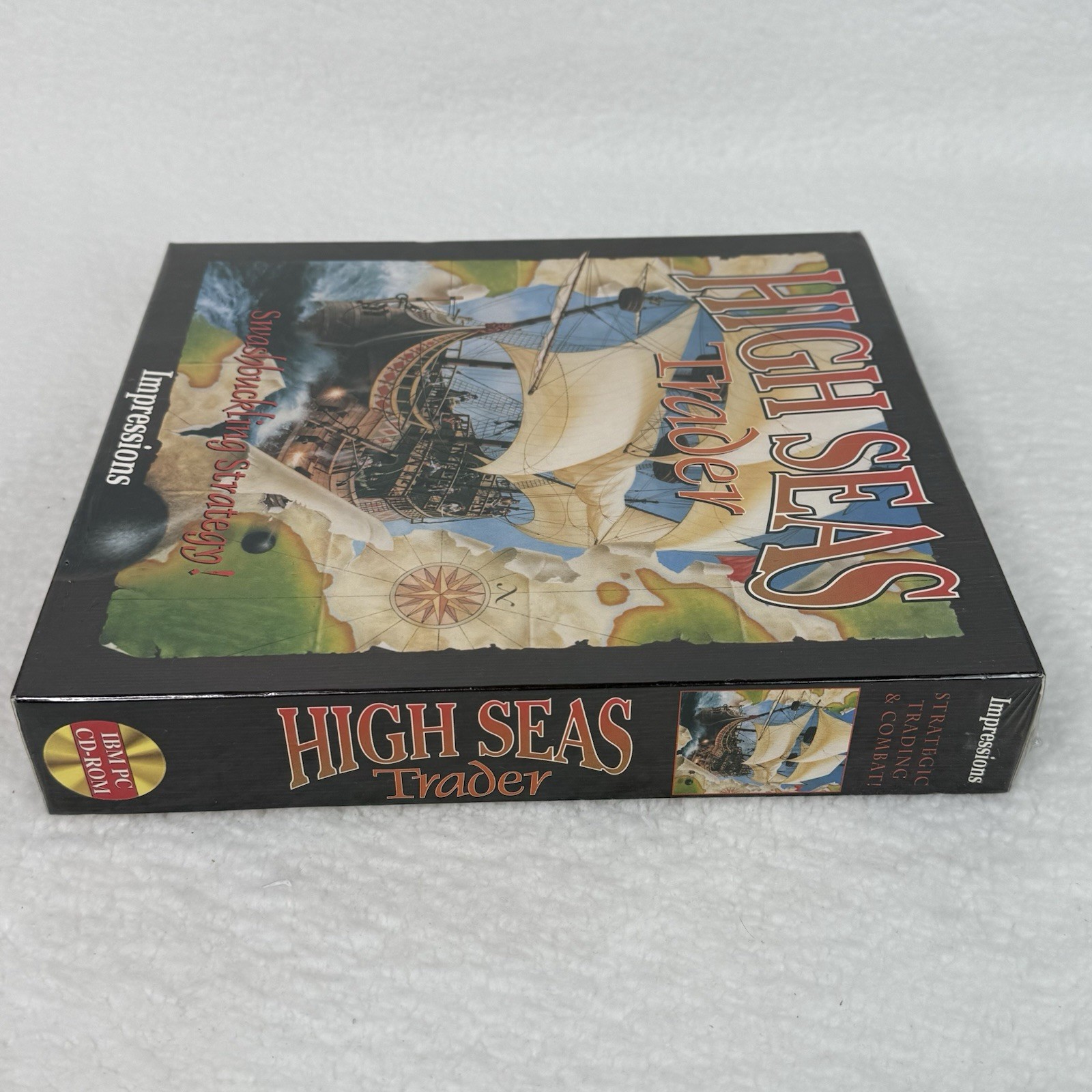 Vtg High Seas Trader Swashbuckling Strategy Simulation PC Sealed Box Impressions