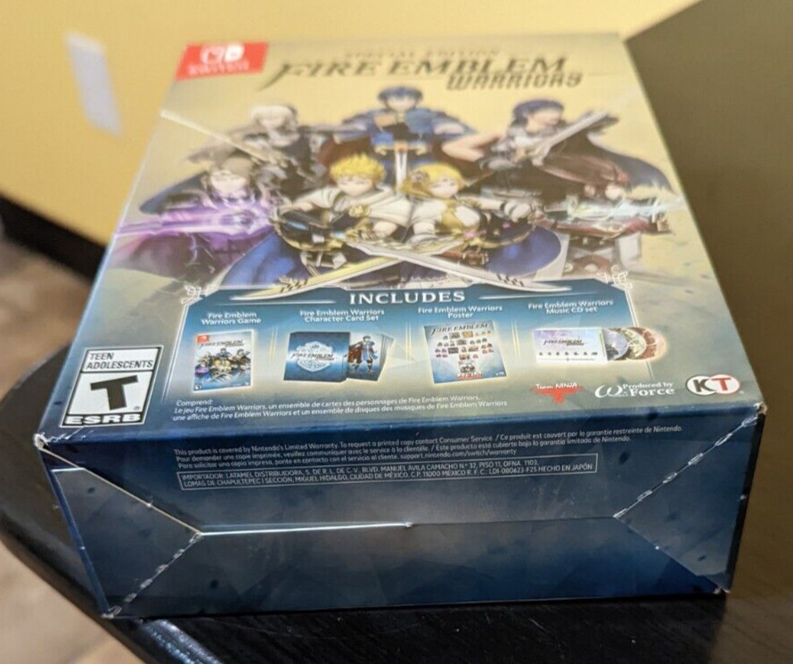 Fire Emblem Warriors Special Edition – BOX, CHARACTER CARD SET, AND POSTER ONLY