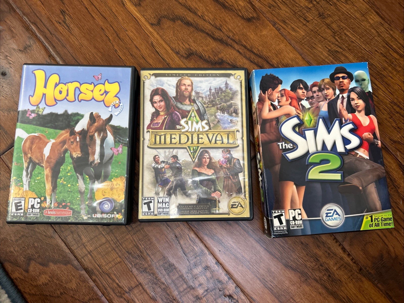PC Game Bundle The Sims 2 The Sims Medieval Horsez! Fun Adventures For U