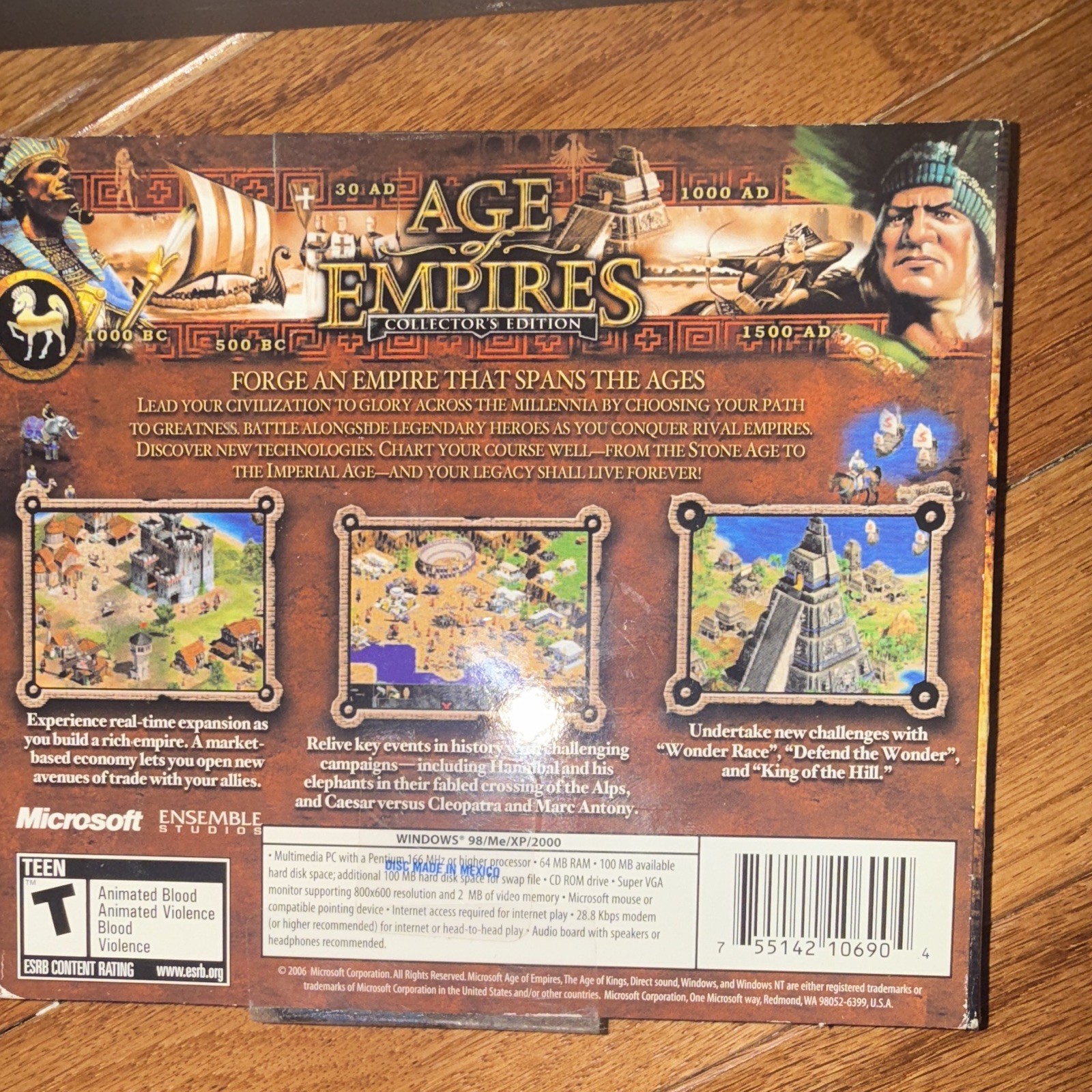Microsoft Rise of Nations Gold Edition + Expansion PC DVD-ROM PAL PEGI 12