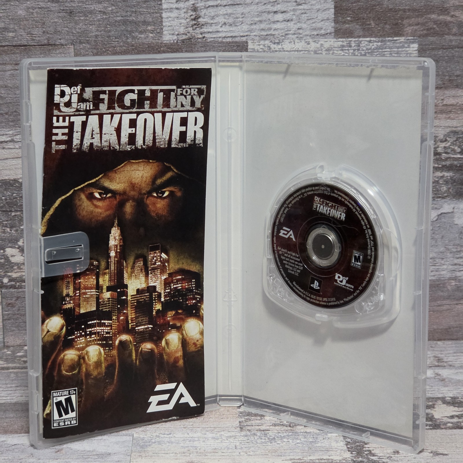 Def Jam Fight for NY the Takeover (Sony PSP) CIB w/Manual, Tested
