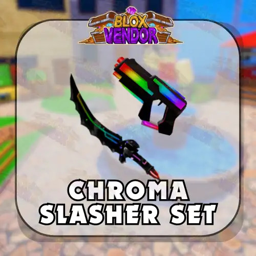 Murder Mystery 2 MM2 Chroma Slasher Set Godly Knifes and Guns