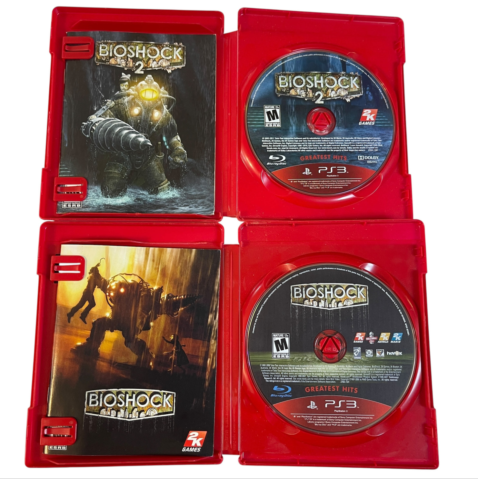 Playstation 3 PS3 7 Game Lot Bioshock Assassin’s Creed Doom 3 Tested Clean Discs