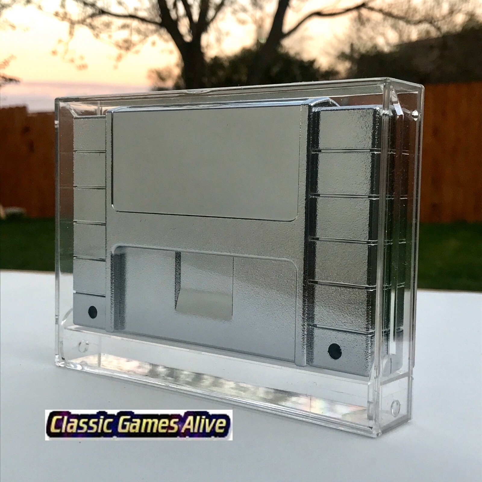Best Nintendo SNES Video Game Cartridge Display Case (Highest quality plastic)
