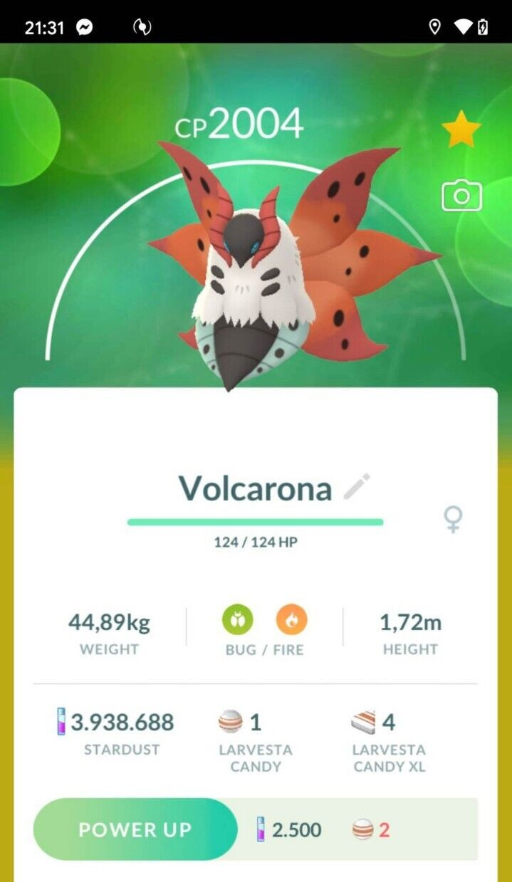 Volcarona – Trade – Read Description