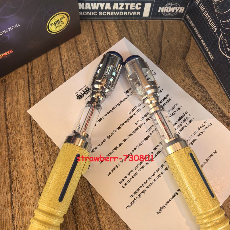 Doctor Who 9th Metal Screwdriver Replica Led Scalable Halloween Cosplay Prop
