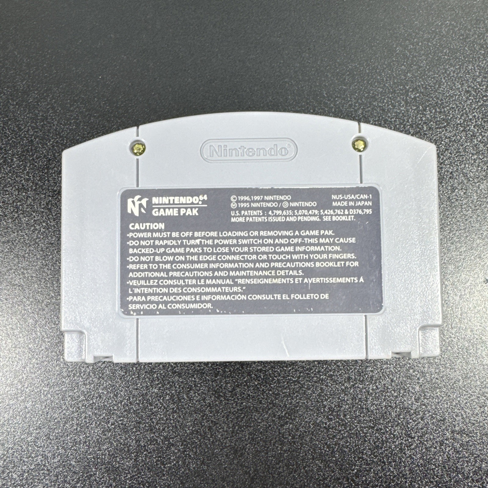 Pokémon Snap Game Cartridge Nintendo 64 Console Manual Authentic