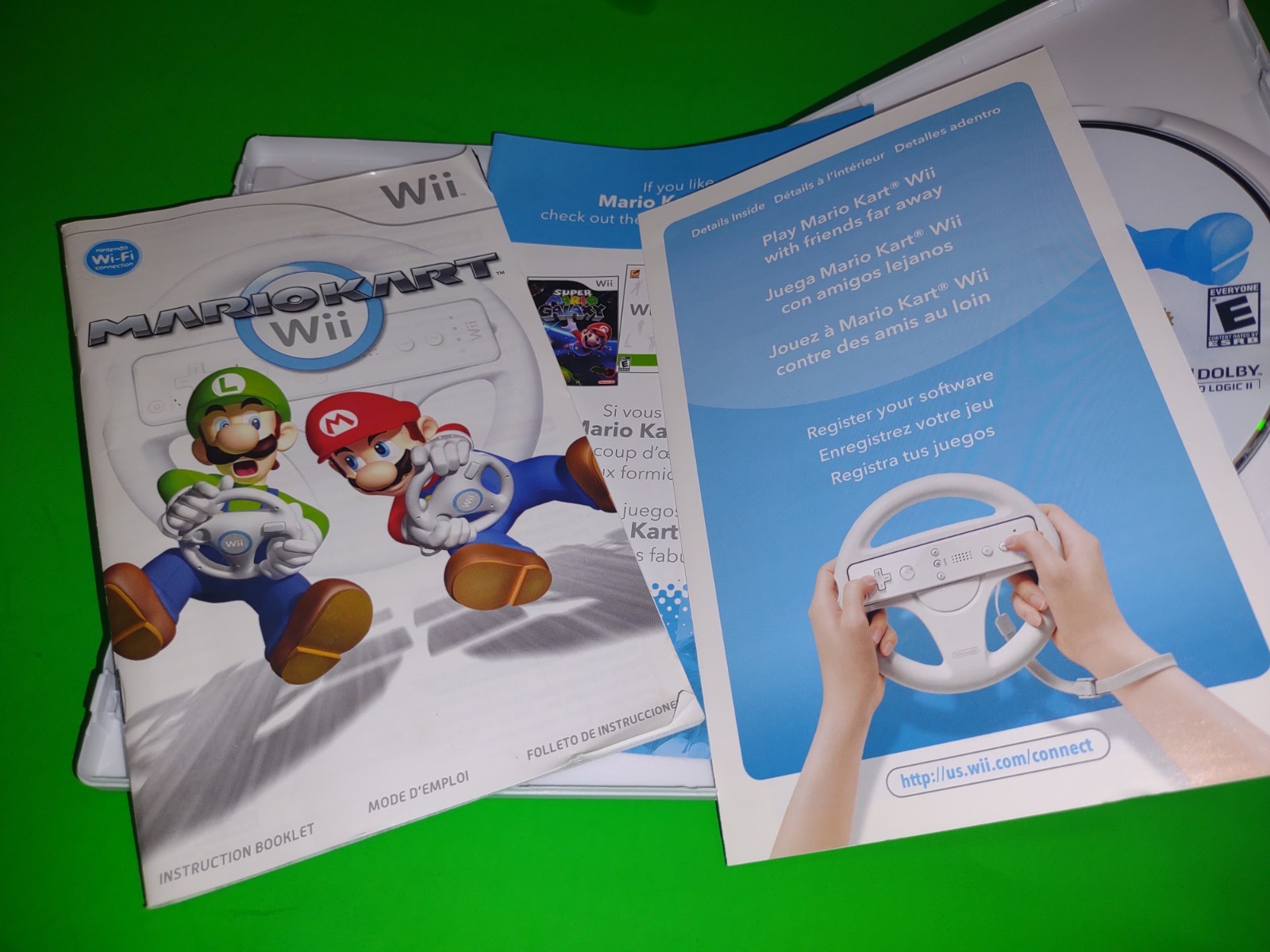 Mario Kart Wii (Nintendo Wii, 2008) CIB Complete w/ Manual Tested Working Great