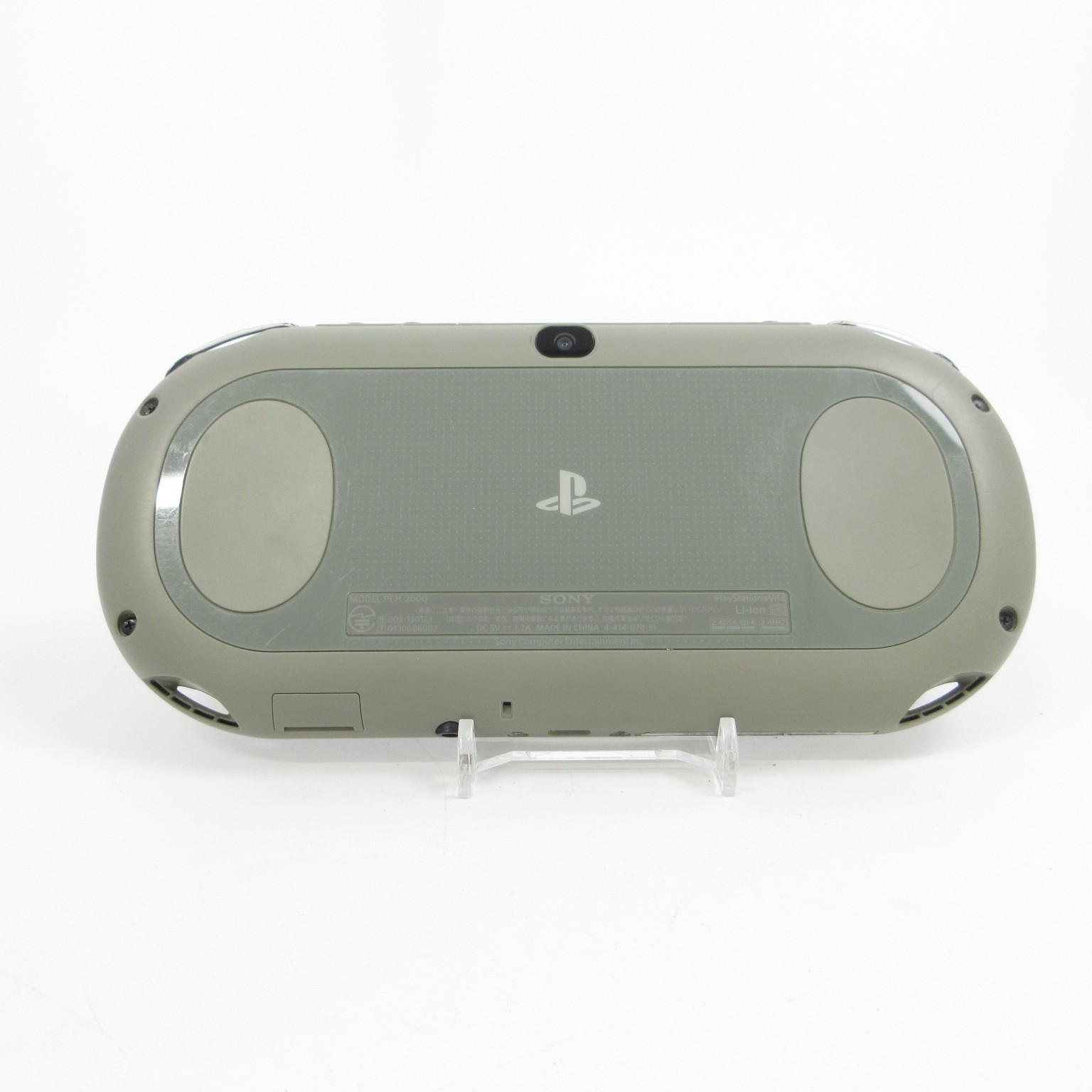 【Very Good】Sony PS Vita PCH-2000 Khaki / Black Wi-Fi Model Console only #DEN2/12
