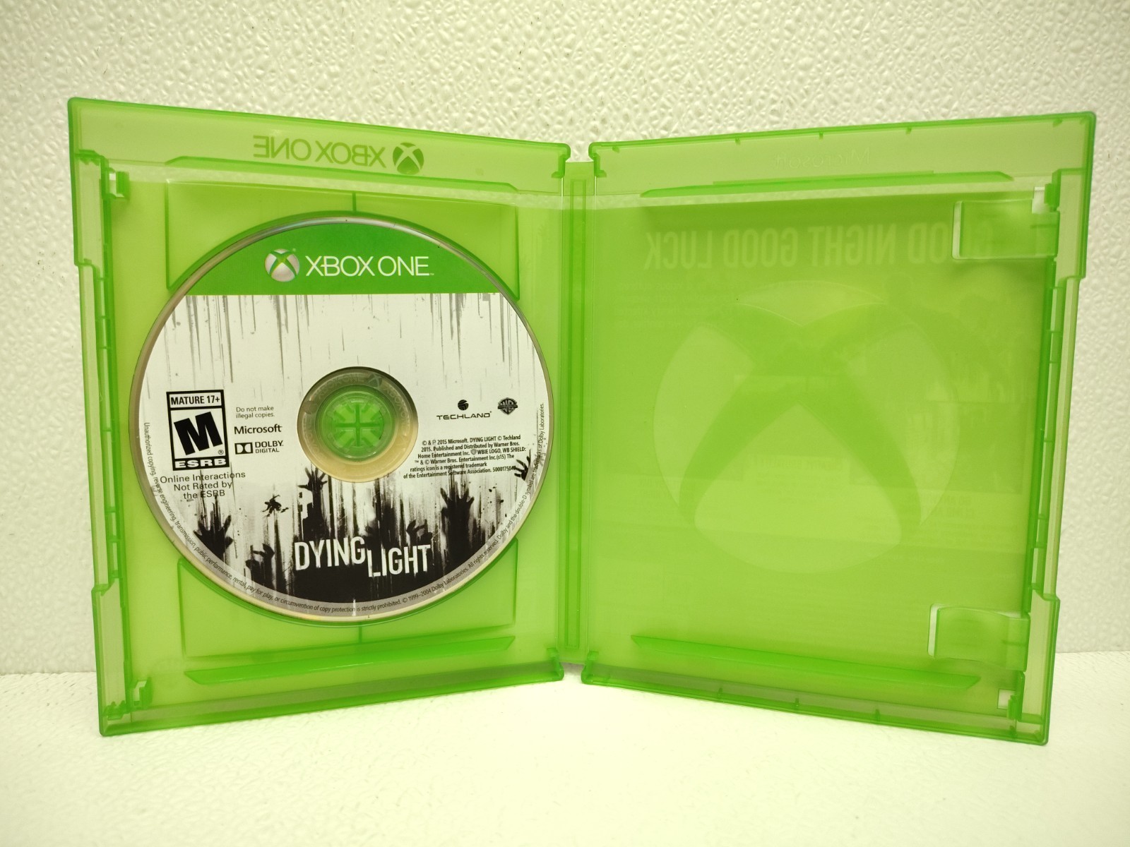 Warner Bros Dying Light Microsoft Xbox One Survival Horror Game M Rated TESTED