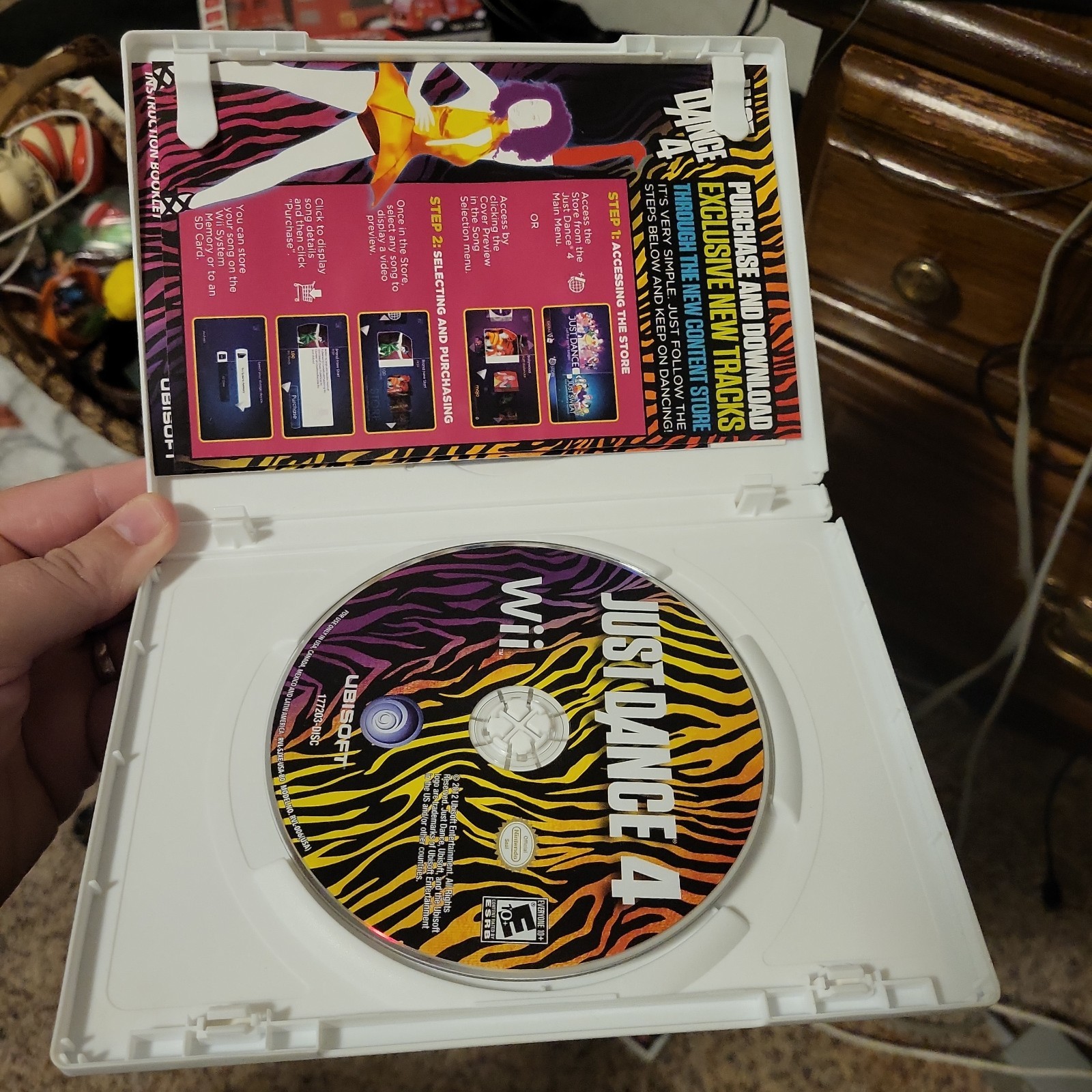 Just Dance 4 Nintendo Wii 2012 Music Dance Game