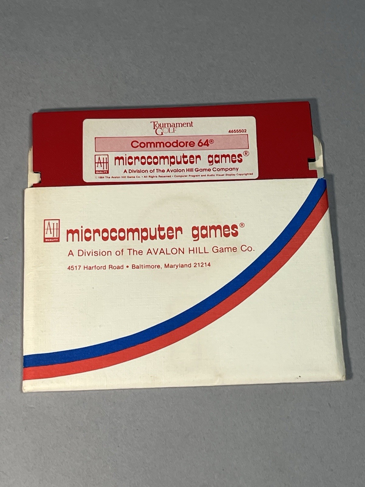Sports Illustrated Tournament Golf Microcomputer Apple II & Commodore 64 Game