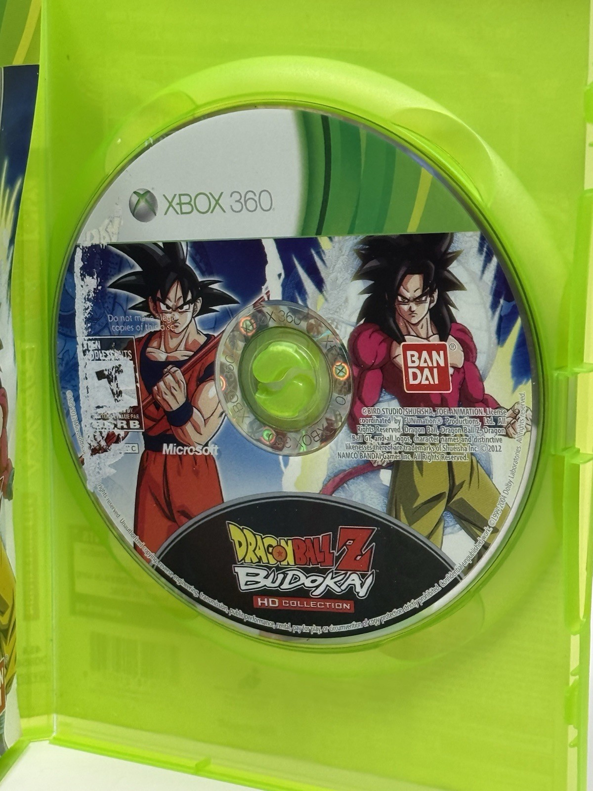 Dragon Ball Z Budokai HD Collection Microsoft Xbox 360 Complete CIB Mint Disc
