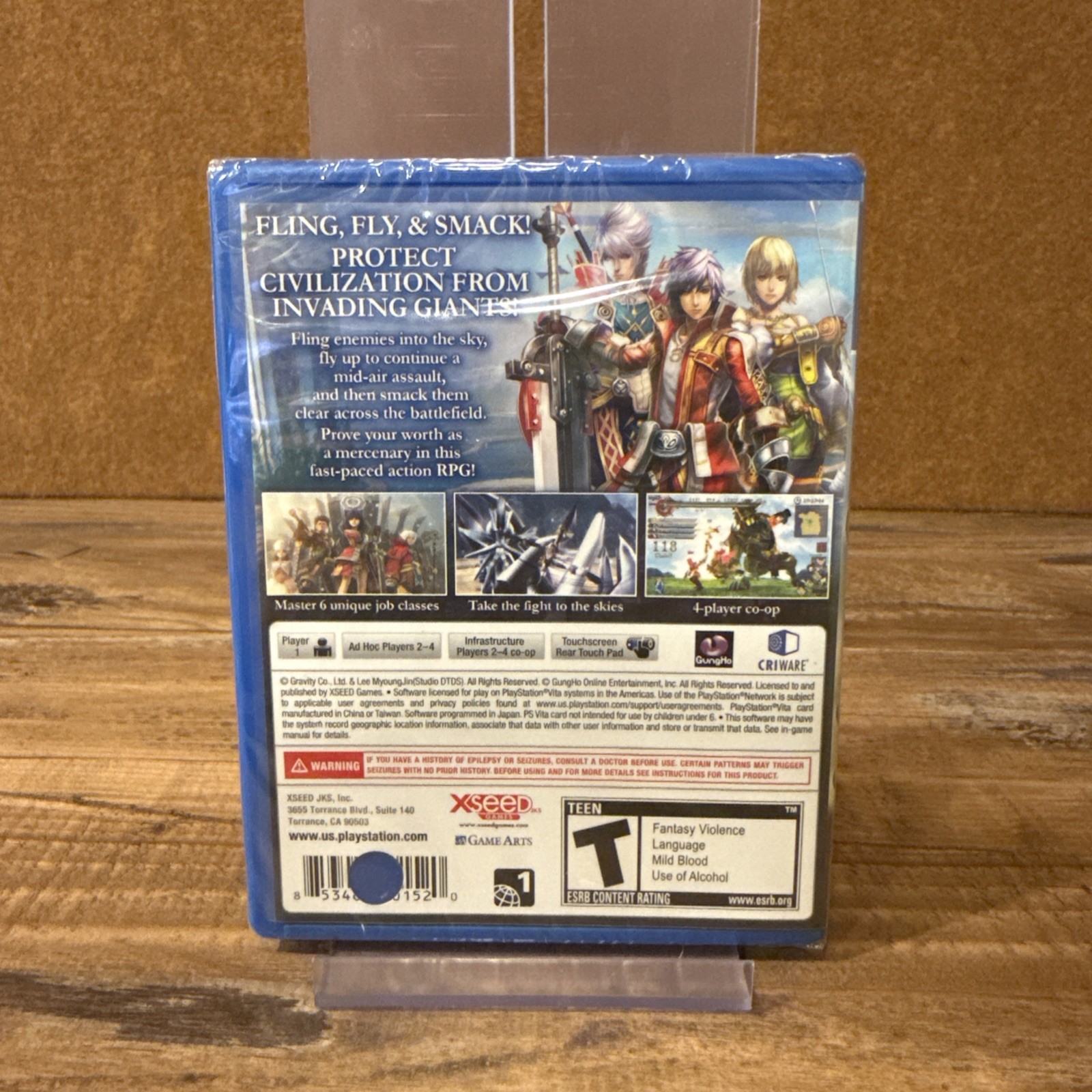 Ragnarok Odyssey – Sony PlayStation VITA PSV – US Edition – Sealed