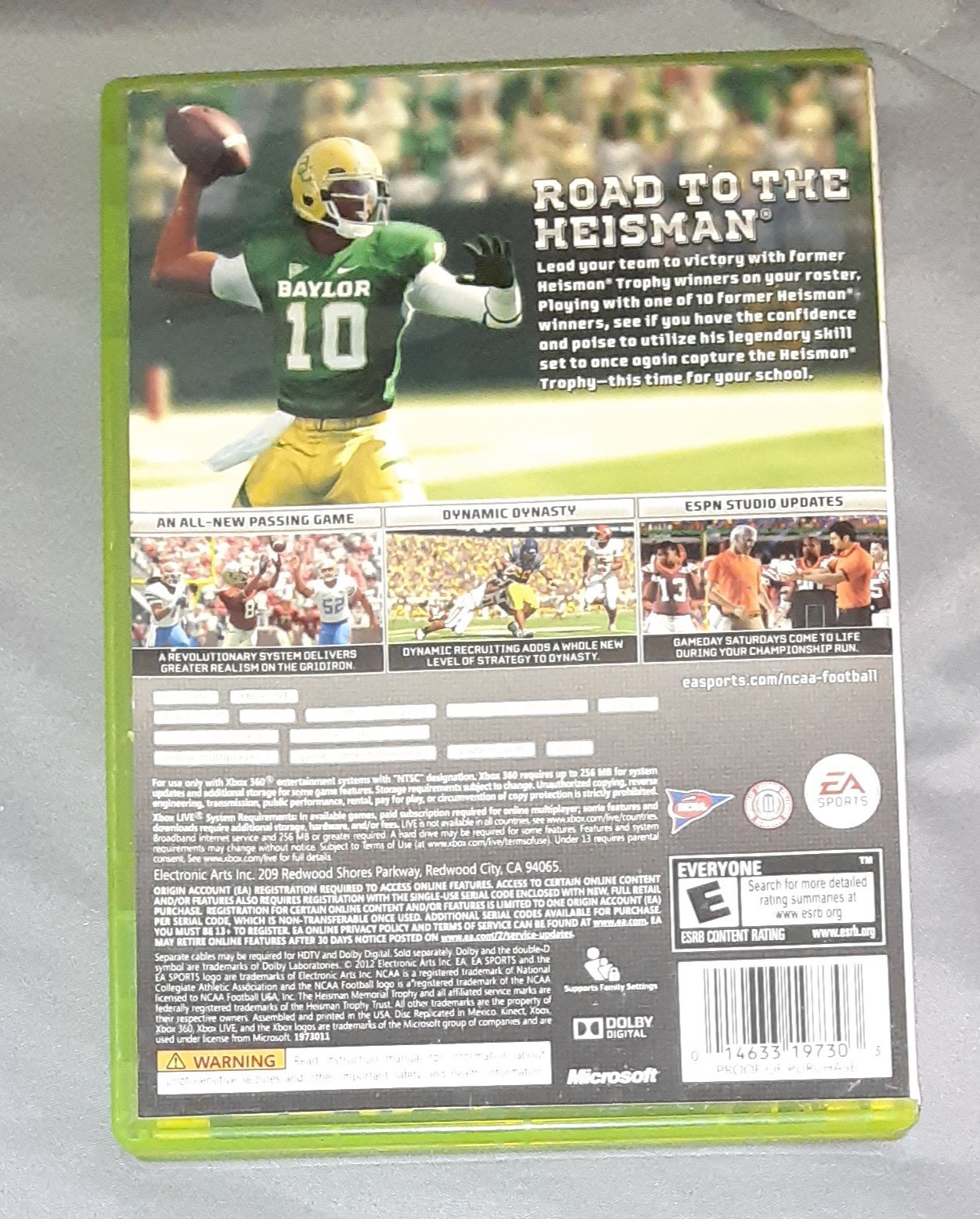 NCAA Football 13 (Xbox 360, 2012)