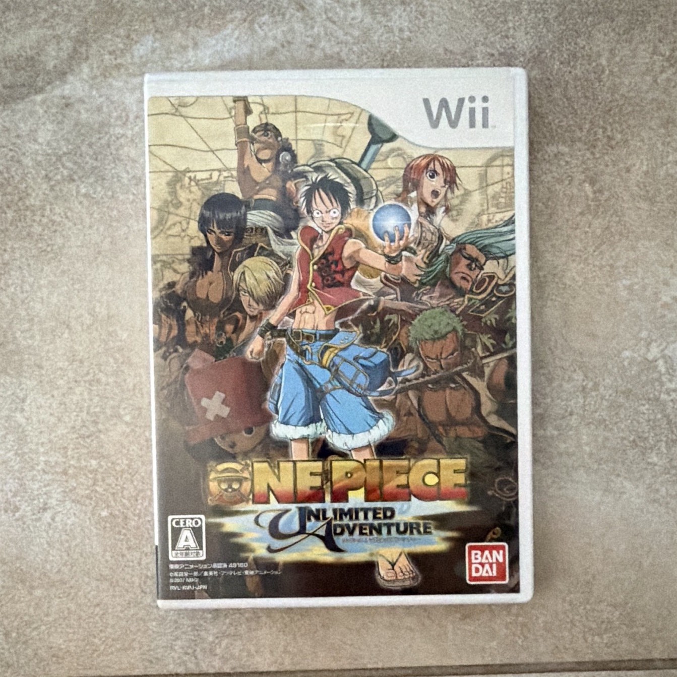 Bandai One Piece: Unlimited Adventure Nintendo Wii NTSC-J (Japan) Manual