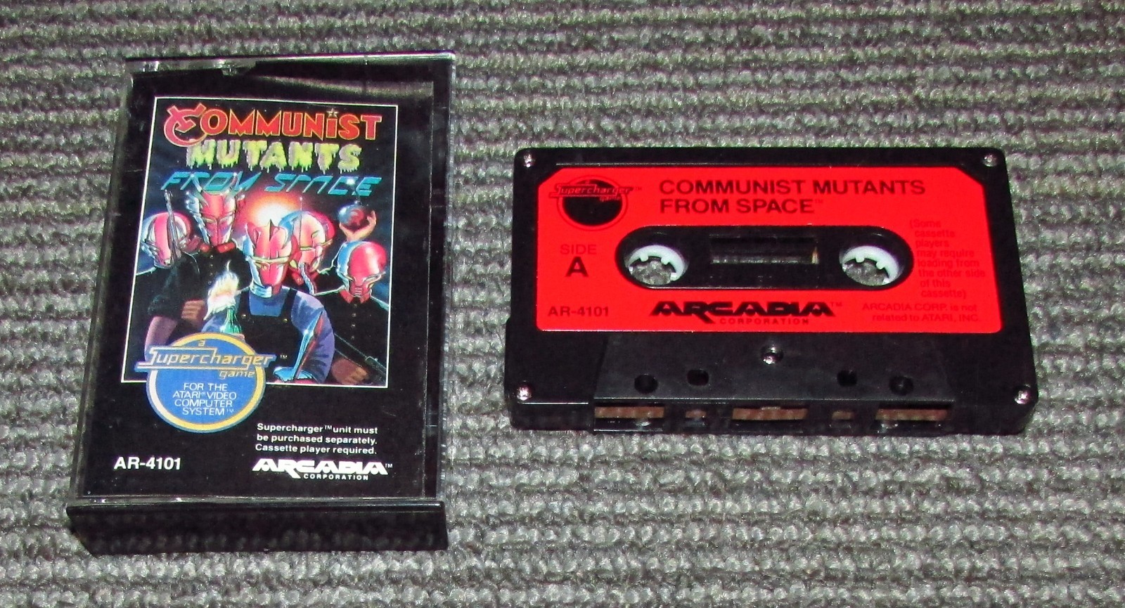 Starpath Supercharger Arcadia Communist Mutants From Space Atari 2600 (AR-4101)