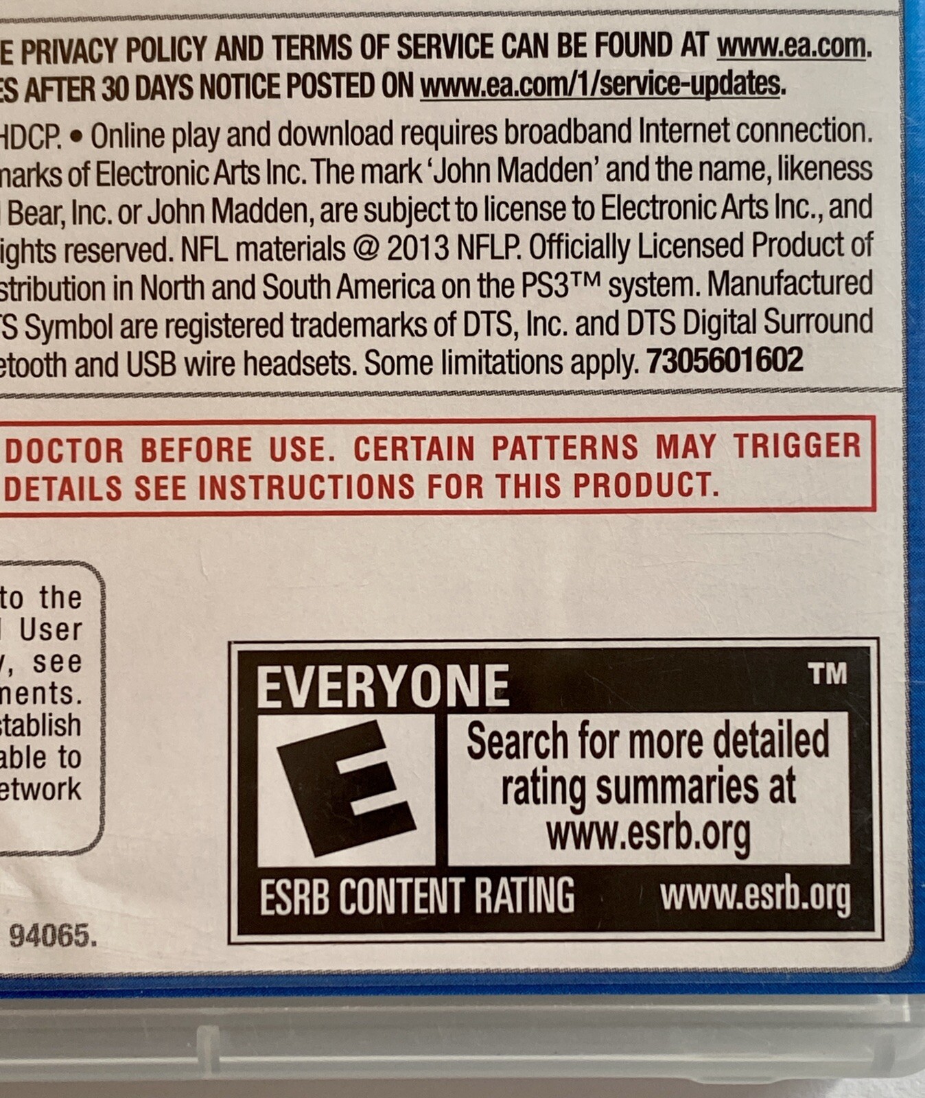 Madden NFL 25 (Sony PlayStation 3, 2013) Football games video games PS3