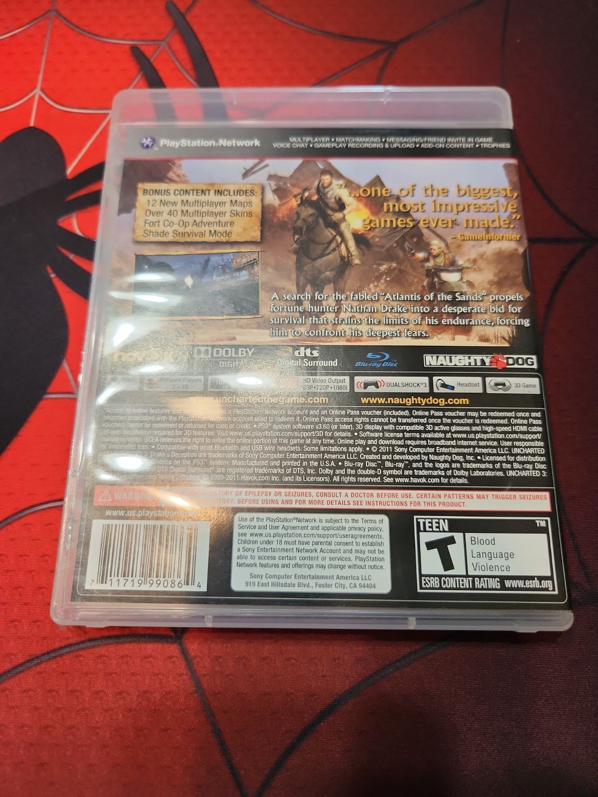 🗺 Uncharted 1 2 3 Trilogy 3 Game Lot (Sony PlayStation 3 PS3) CIB COMPLETE!