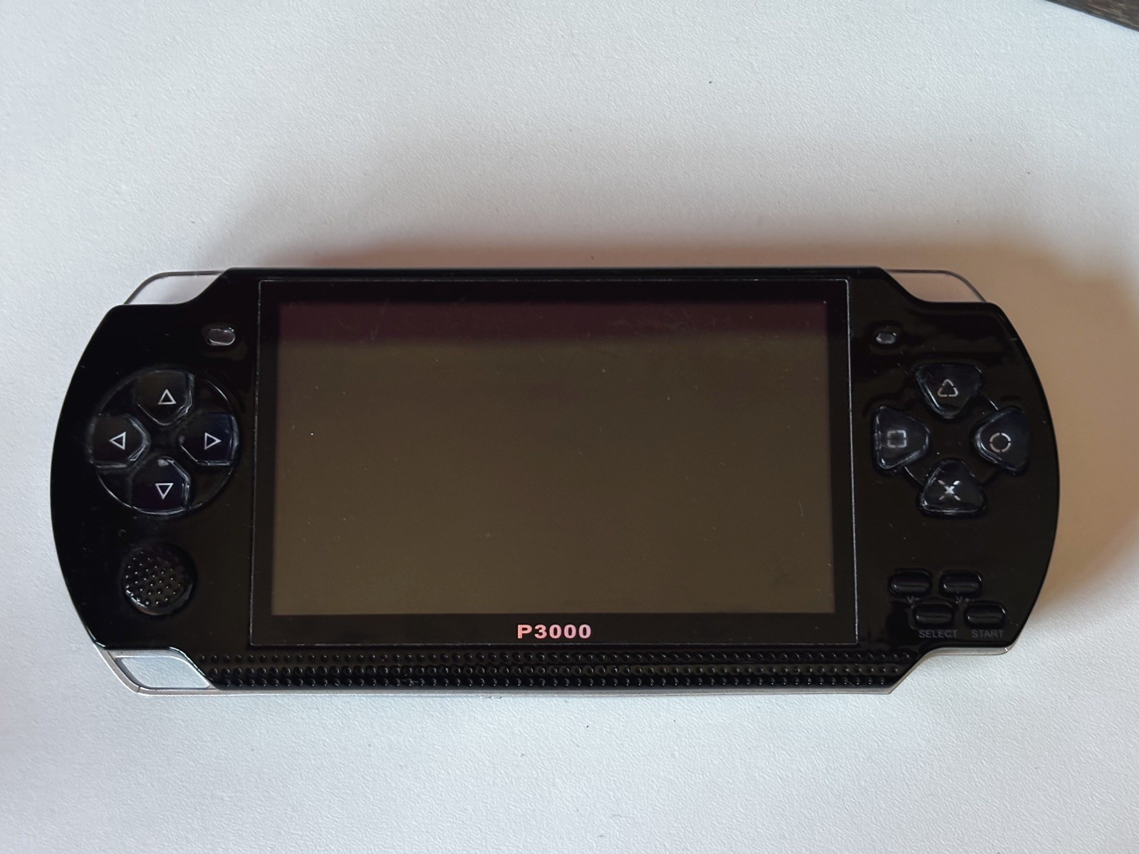 P3000 Handheld Game Console Black Platform Retro Gaming UNTESTED