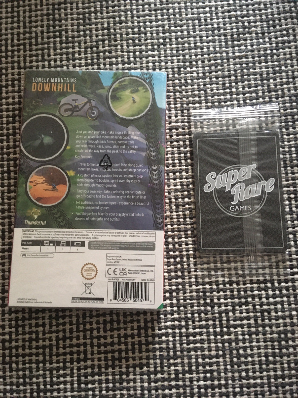 Lonely Mountains Downhill Nintendo Switch Super Rare Games SRG #46 Brand New