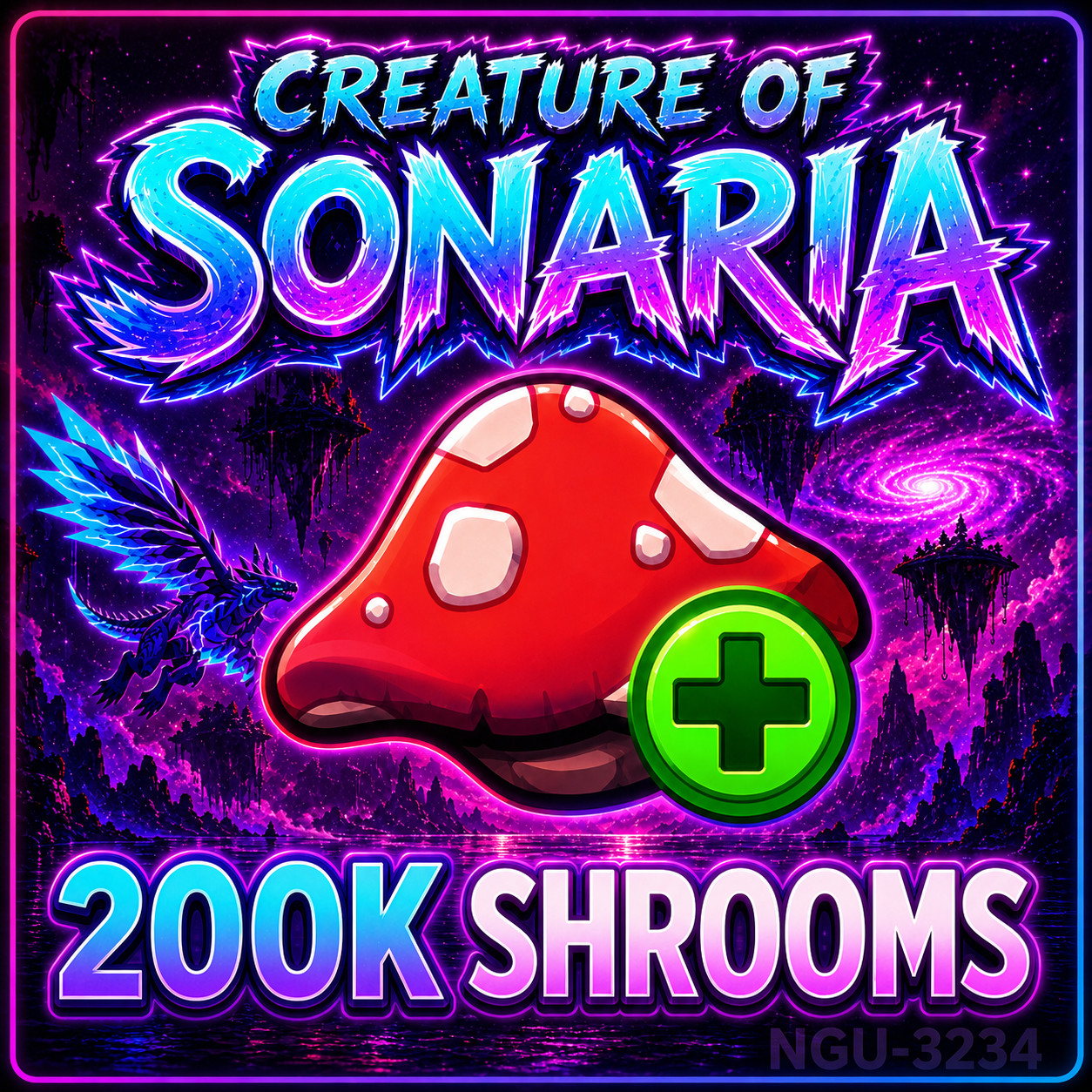 [💎] Creature of Sonaria | 200K Shroom | COS | Fast & Easy [💎]
