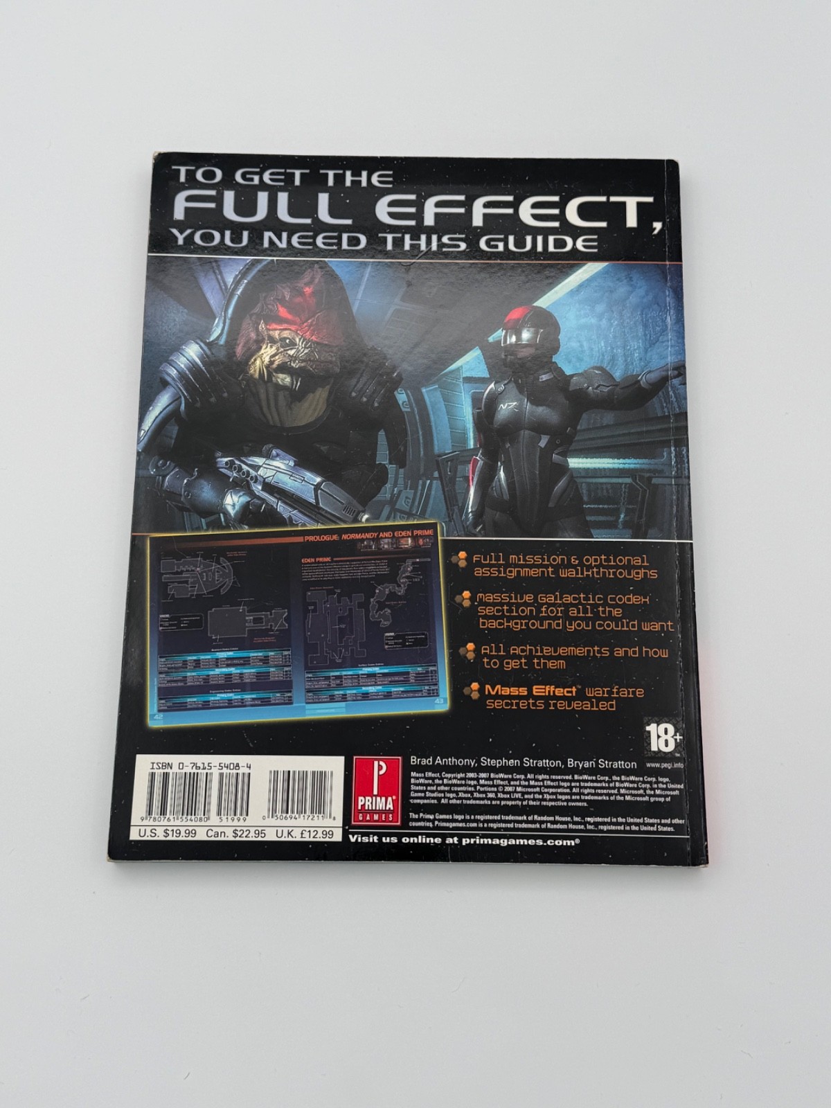 NEW Mass Effect 1 + Strategy Guide + World of Mass Effect Art Book (Xbox 360)
