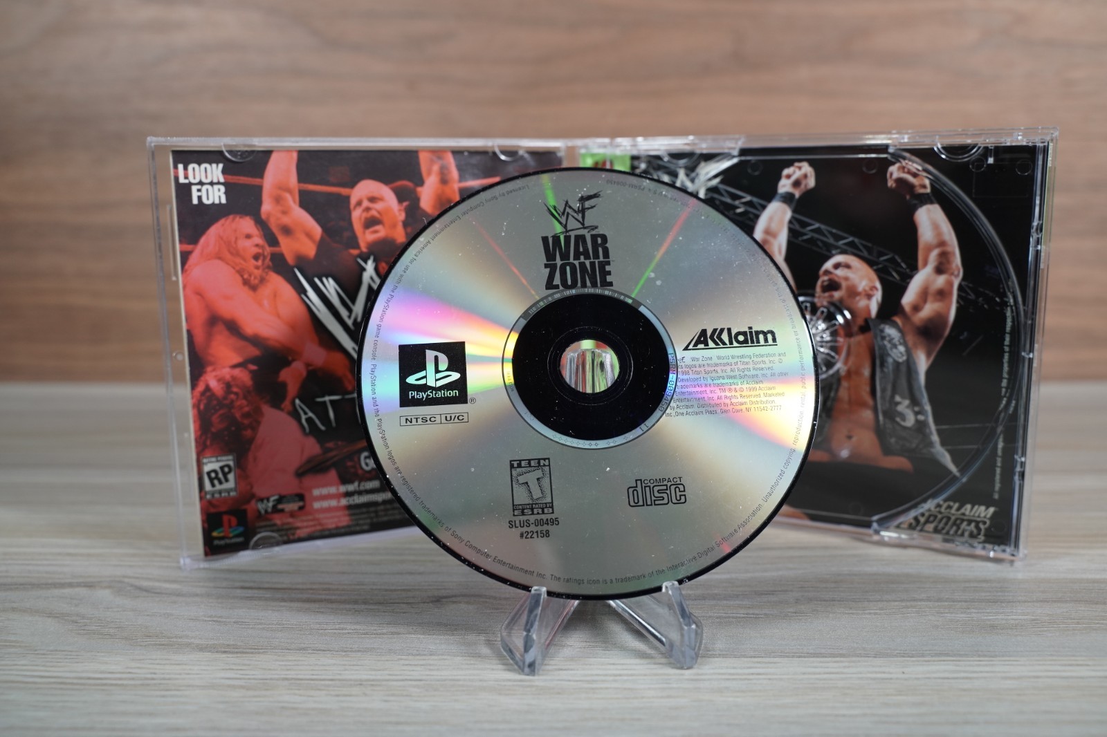 WWF War Zone Warzone (PlayStation 1 PS1) CIB COMPLETE & TESTED