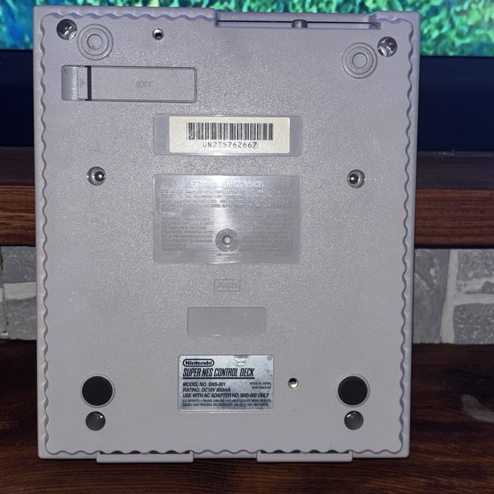 Super Nintendo SNES Original SNS-001 Console Only AS IS FOR PARTS