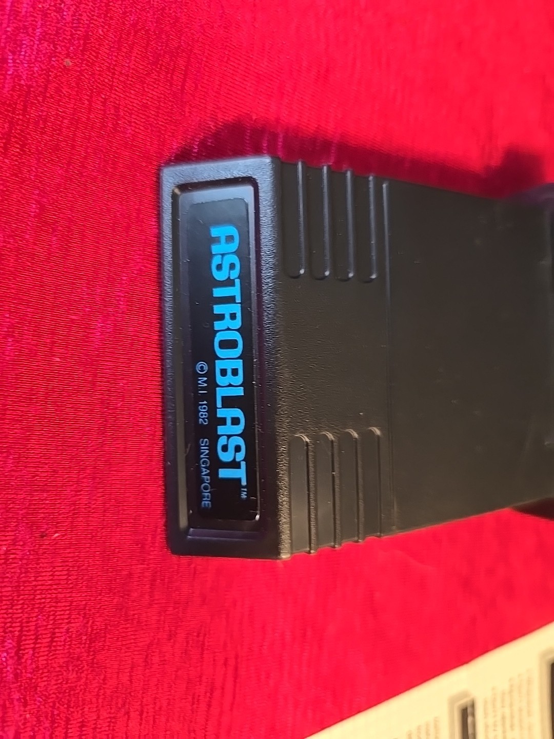 Astroblast Atari 2600 Game 1982 Mattel M Network Singapore 1989