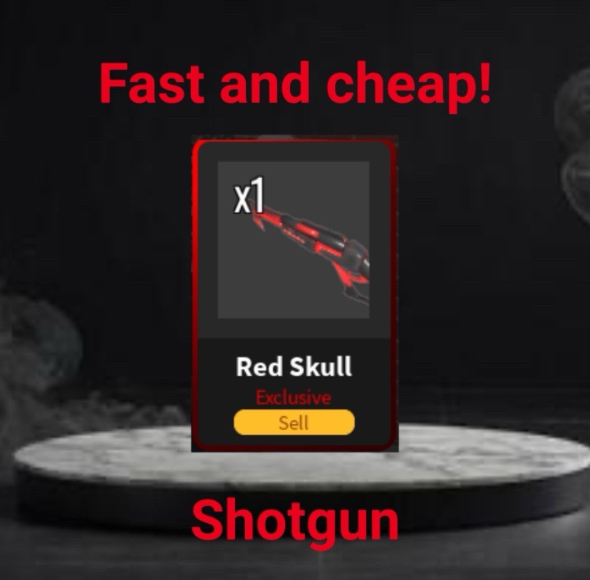 Red Skull Shotgun | Da Hood | Fast & Cheap 🔥