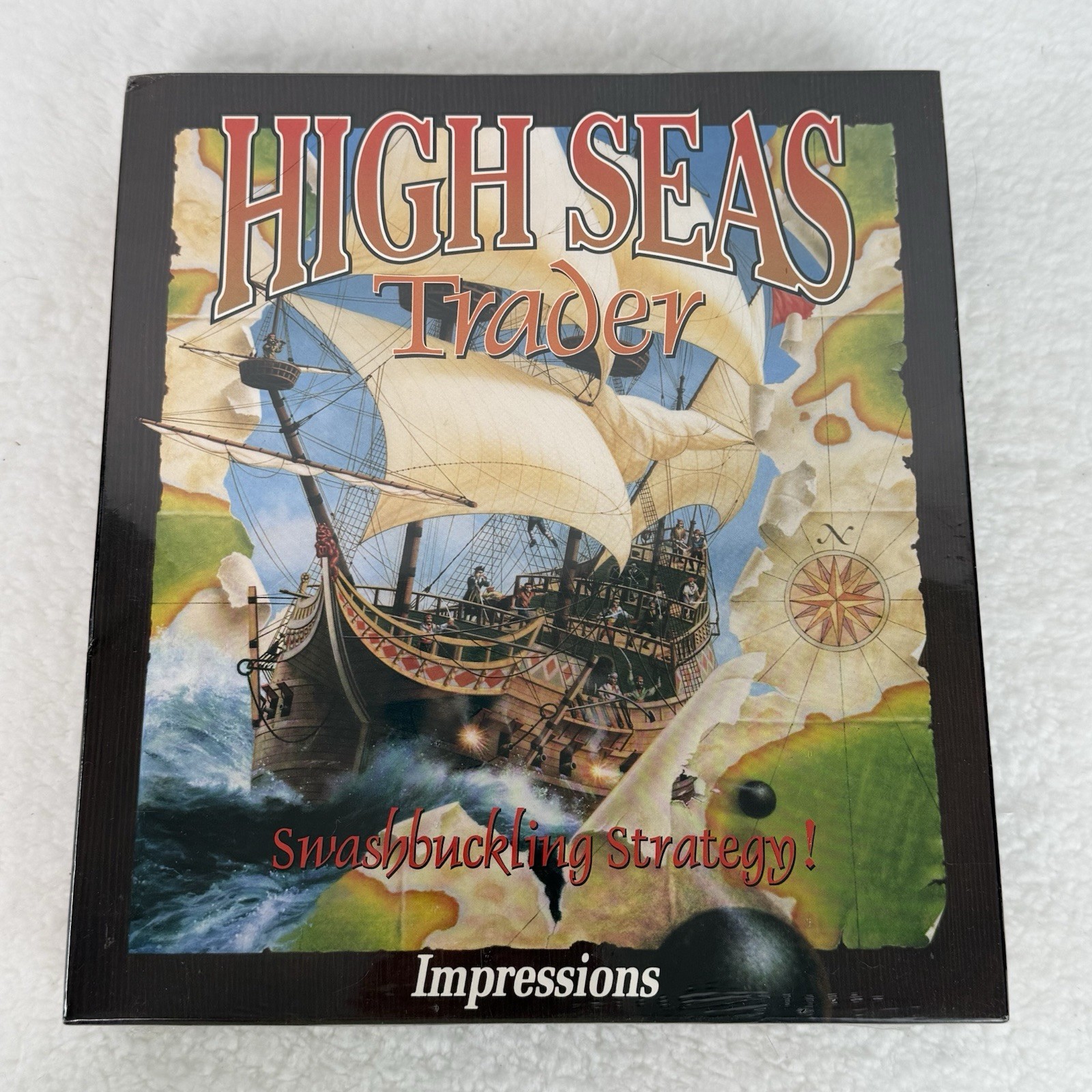Vtg High Seas Trader Swashbuckling Strategy Simulation PC Sealed Box Impressions
