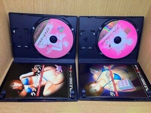PS2 Love Mahjong 1 & 2 set SIMPLE 2000 Series Japan F/S