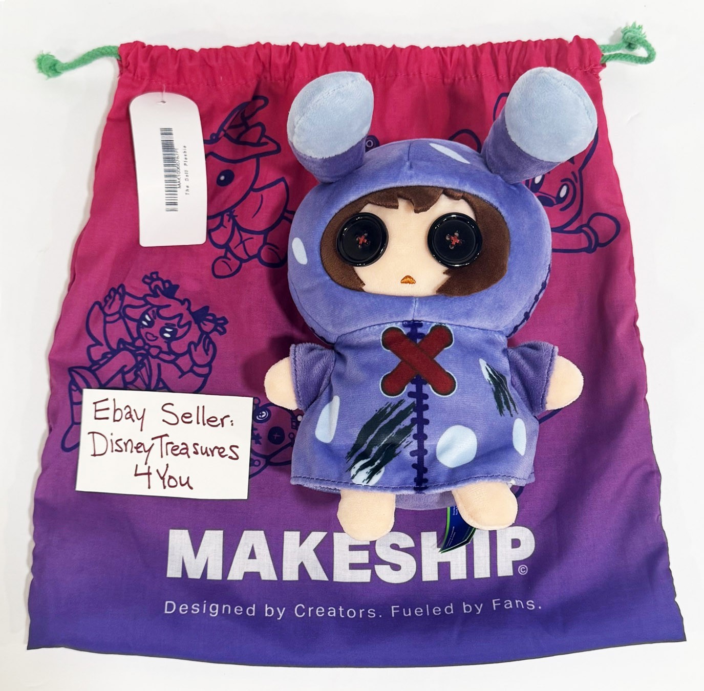 Makeship Plush The Doll Mohrta FPS Indie Video Game Plush Scumhead Rare G2U