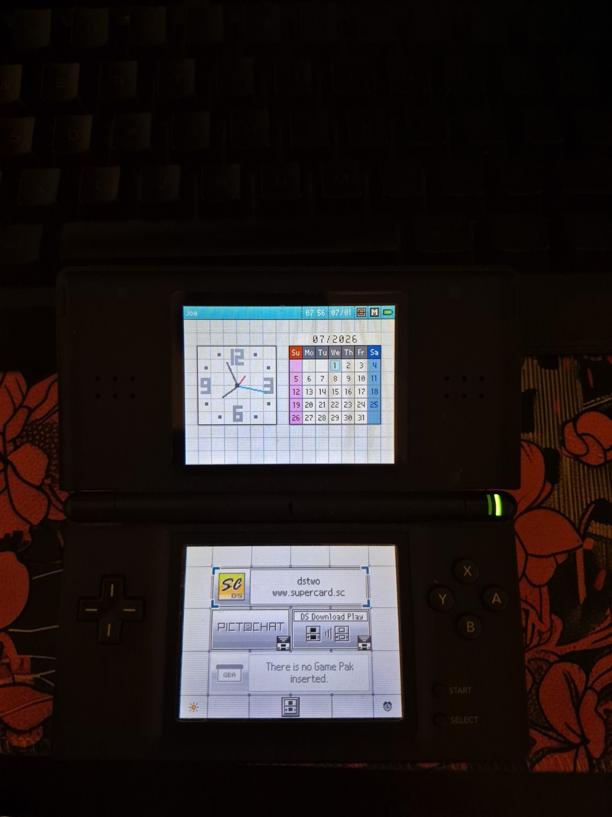 DSTWO 2 in 1 Supercard With 8GB microSD For Nintendo DS Tested Rare