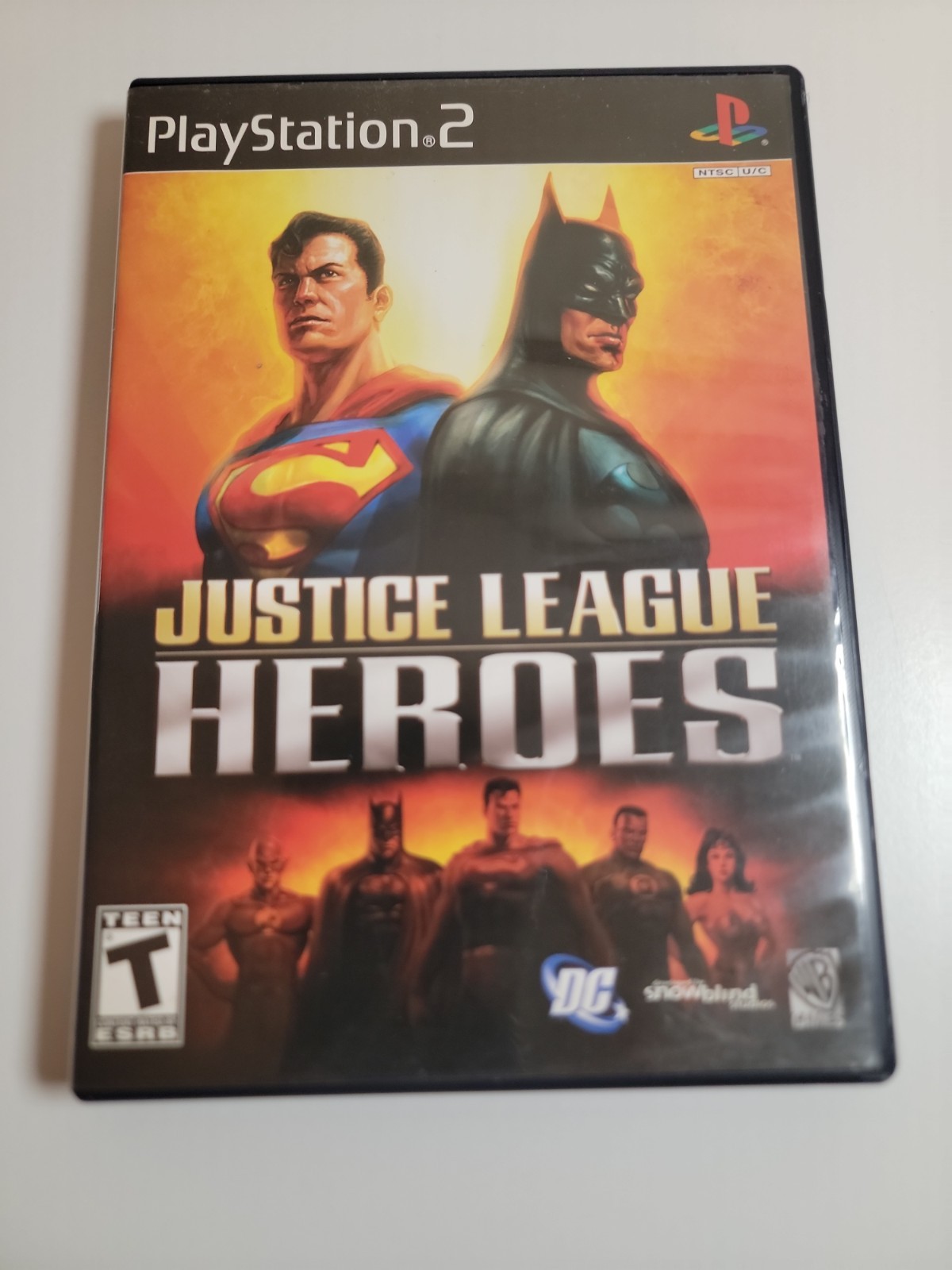 PS2 6 GAME LOT SUPER HEROES MARVEL DC SUPERMAN X-MEN LEGENDS SPIDER-MAN JUSTICE